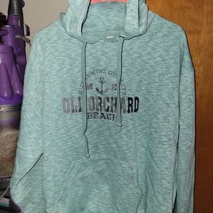 Teal Old Orchard Beach Hoodie